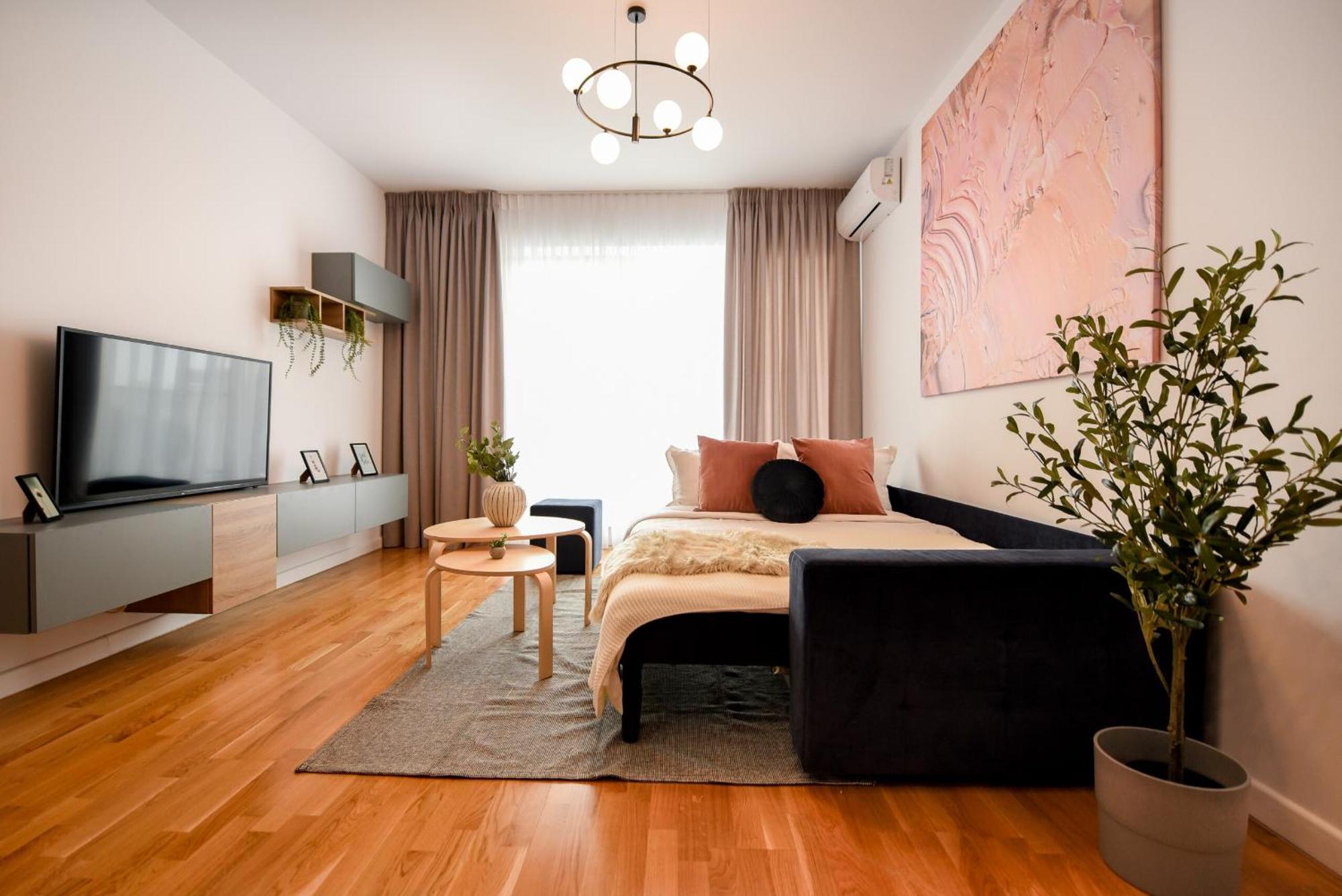 Ultimate Living Experience - Modern & Free Parking Near Romexpo *
